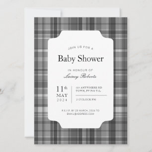 Invitation Monochrome Madras Classic Intemporel Plaid