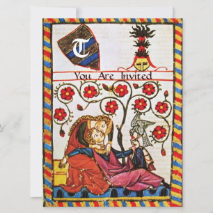 INVITATION MONOGRAMME AMOUR ÉTERNEL