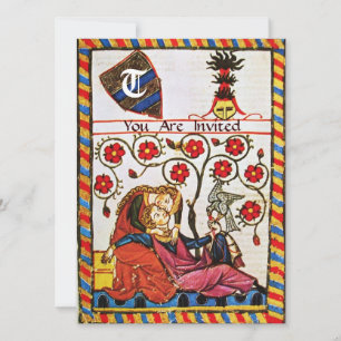 INVITATION MONOGRAMME AMOUR ÉTERNEL