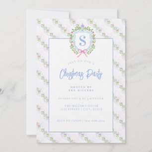 Invitation Monogramme de la crête de gingembre du millénaire