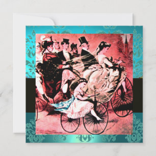 INVITATION MONOGRAMME DE MARIAGE DE LA PLAGE DE DAMASK AQUAMA