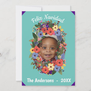 Invitation Monogramme de Noël de la fête mexicaine