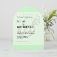 Monogramme Funky Mint Green Grey ou n'importe quel