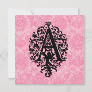 Invitation Monogramme Orné A