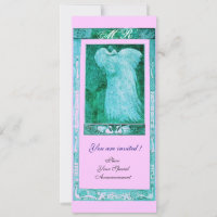 MONOGRAMME PAON AMOUR MARIAGE ,bleu rose