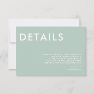 Invitation monogrammed, nom,