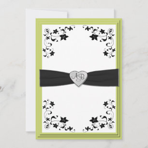 Invitation monographique Pear Green et Black