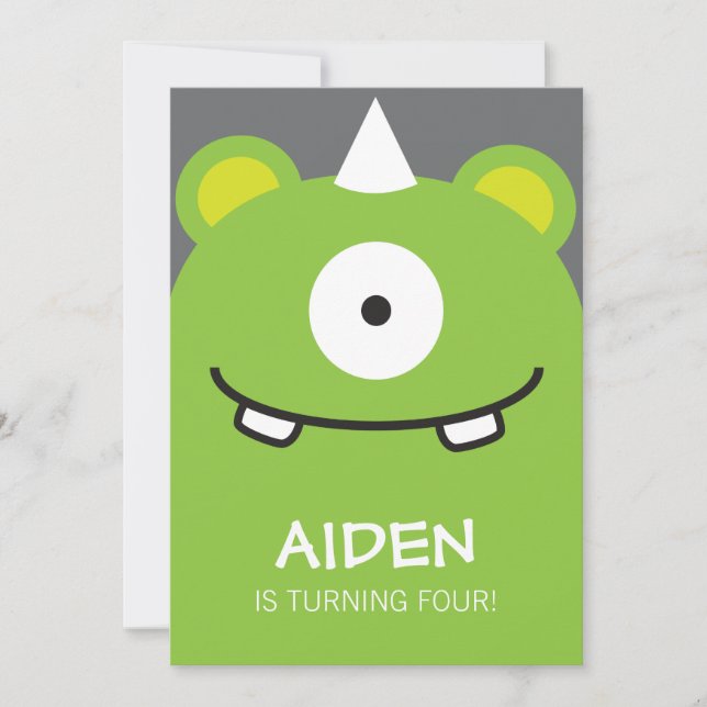 Invitation Monster (Devant)