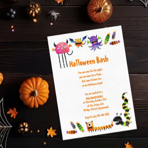 Invitation Monster Halloween Bash