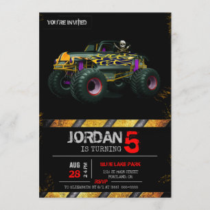Invitation Monster Truck
