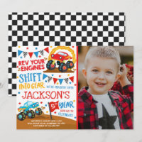 Invitation Monster Truck Monster Truck Anniversair