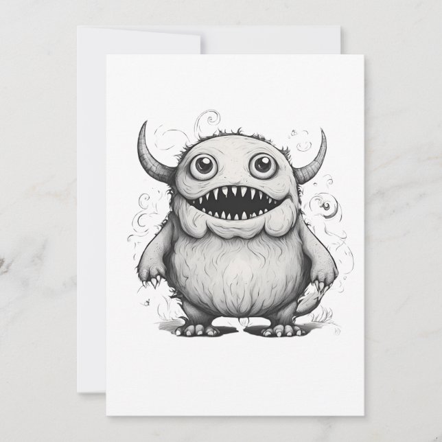 Invitation monstre (Devant)