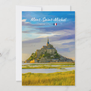 Invitation Mont-Saint-Michel, France - Abbaye médiévale