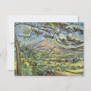Invitation Mont Sainte-Victoire Par Paul Cézanne (Meilleure Q