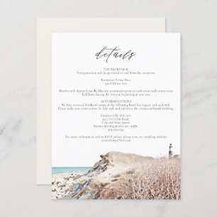 Invitation MONTAUK BEACH New York Ocean Details Insérer une c