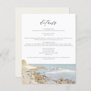 Invitation MONTAUK BEACH New York Ocean Details Insérer une c