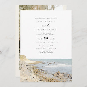 Invitation MONTAUK Beach New York Watercolor Mariage Invitati