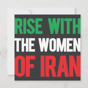 Invitation Monter avec les femmes d'Iran