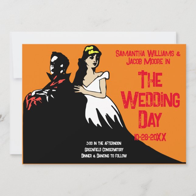 Invitation Monteur de film vintage Bright Bold (Devant)