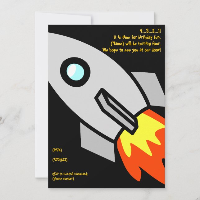 Invitation montez en flèche, 4… 3… 2… 1 ! Il est temps pour (Devant)