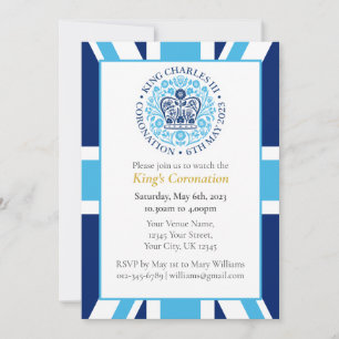 Invitation Montre de couronnement King Charles III   Célébrat