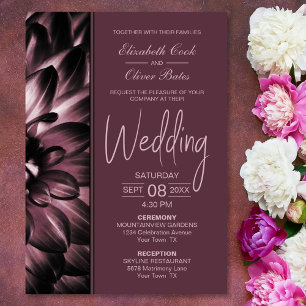 Invitation Moody Pink FlorMariage
