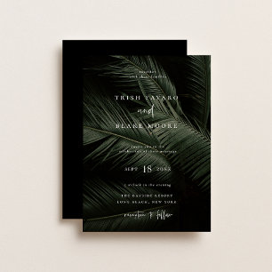 Invitation Moody Tropics Mariage