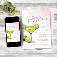 MooMoos & Margaritas Fête de Fiançailles Rose