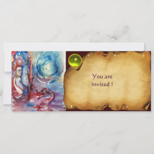 Invitation MORGANA, gemme parchemin