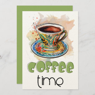 Invitation Morning Bliss : Café arabe Qahwa ♥