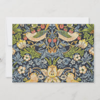 Morris Voleur de Fraises Bleu Nuit Art Fin Vintage