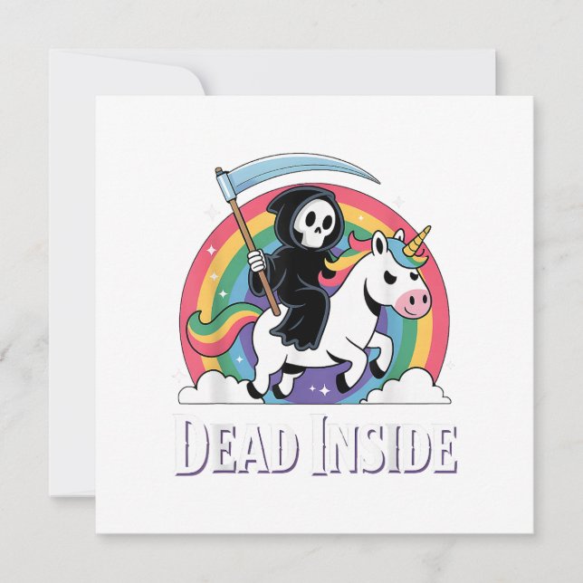 Invitation Mort à l'intérieur (Devant)