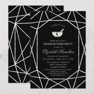 Invitation Mortier & Pilon Fête de fin d'études de l'école de