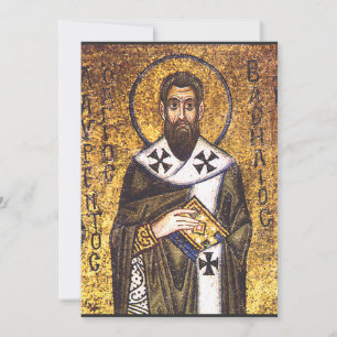 Invitation Mosaïque de saint Basile le Grand