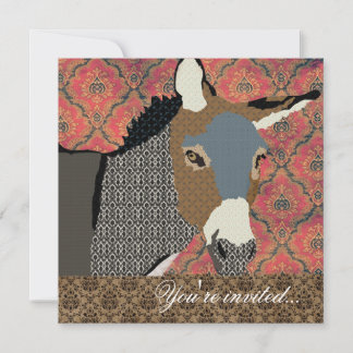 Invitation Moses Vintage Damas rouge