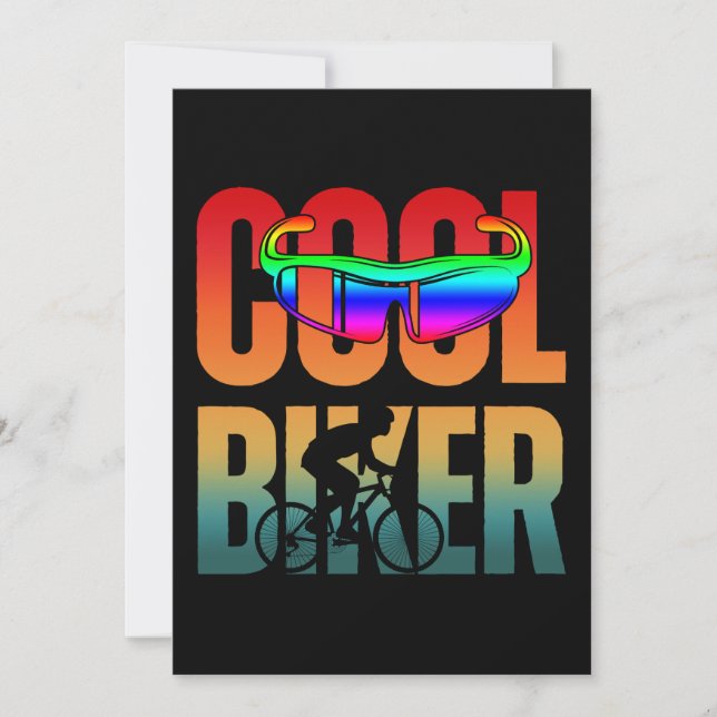 Invitation Motard Vintage Cool (Devant)