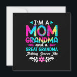 Invitation Mother Art | Je suis une maman arrière-grand-mère<br><div class="desc">Mother Art | Je suis une maman arrière-grand-mère anniversaire</div>