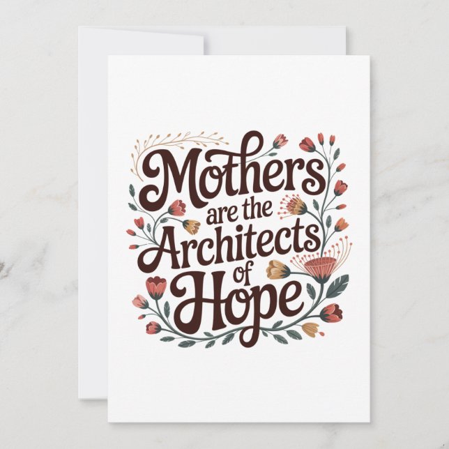 Invitation Mothers Are The Architects Of Hope (Devant)