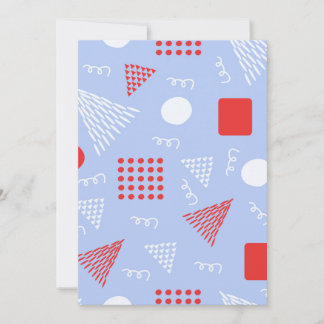 Invitation Motif abstrait