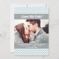 MOTIF BLUE CHEVRON | ENREGISTRER LA DATE D'ANNONCE