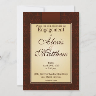 Invitation - Motif Cocoa Orlee
