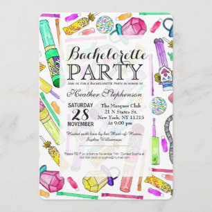 Invitation Motif de bonbons rétro Funny des années 80