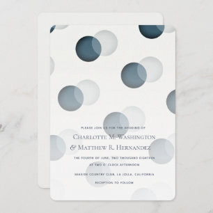 Invitation Motif de données gris de la marine moderne Faire-p