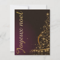 Motif de Noël pourpre avec arbre de Noël doré