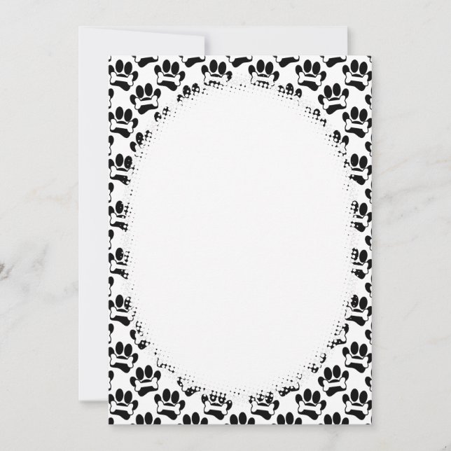 Invitation Motif De Paniers De Carton Et De Bones do-it-yours (Devant)