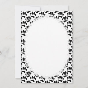 Invitation Motif De Paniers De Carton Et De Bones do-it-yours