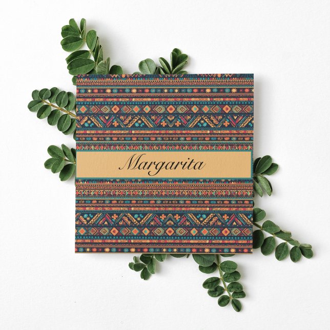 Invitation Motif de style mexicain coloré (Créateur téléchargé)