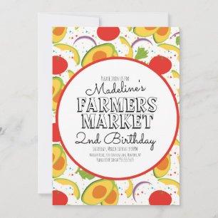 Invitation Motif des carottes du marché agricole Légumes