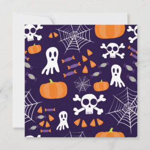 Invitation Motif d'Halloween amusant