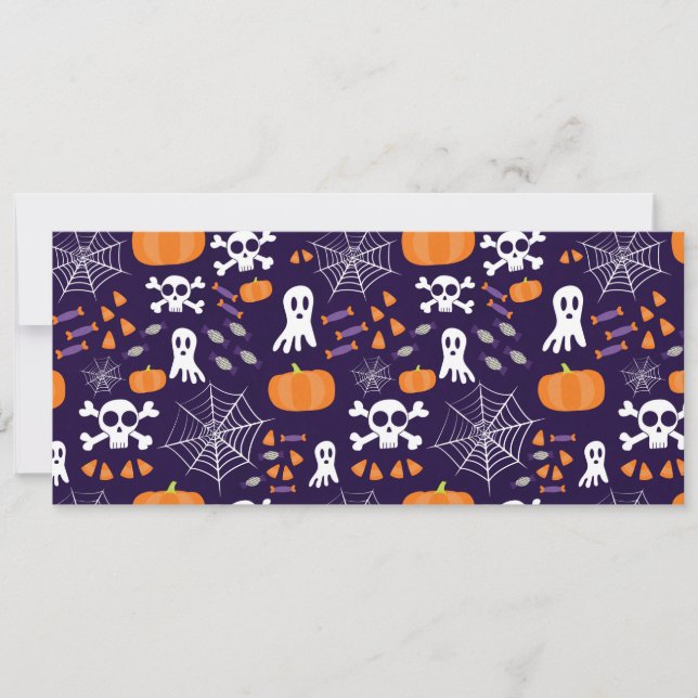 Invitation Motif d'Halloween amusant (Devant)